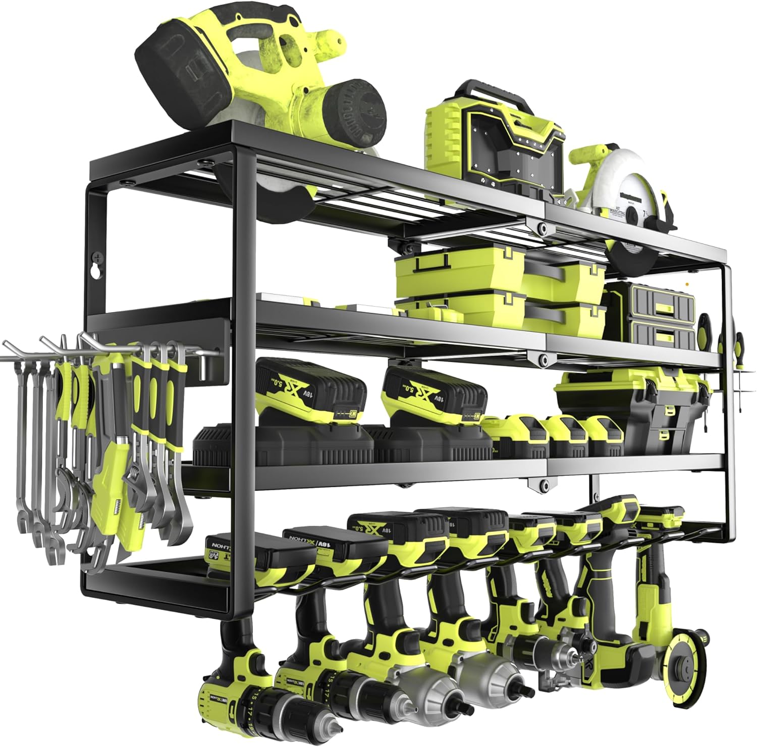 Power Tools Toolstation - 4 Layer Wall Mount Power Tool