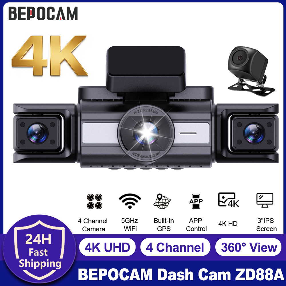 Power Tools Japan - BEPOCAM 4 Channel Dash Cam 4K