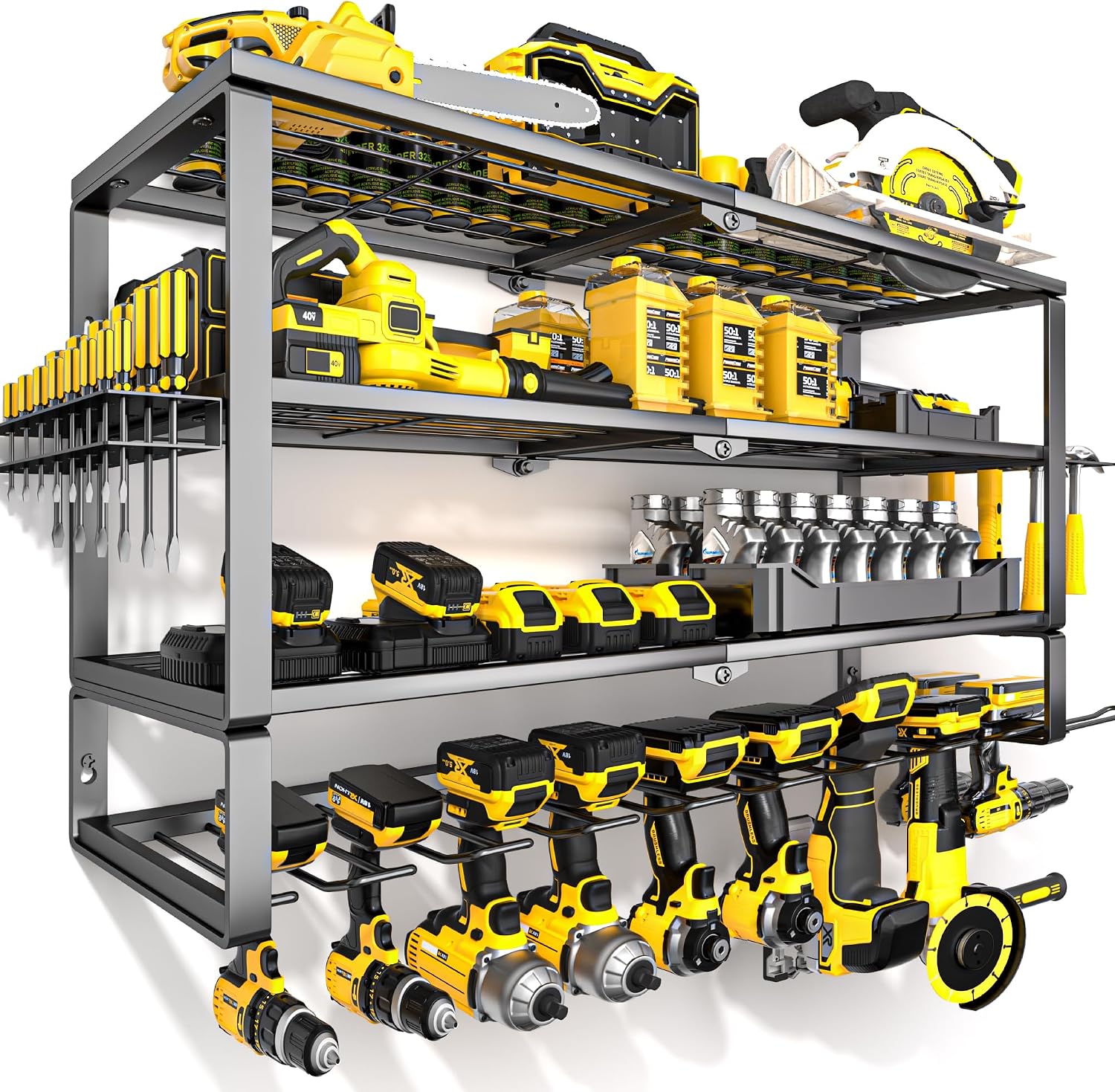 Power Tools Toolstation - Large Power Tool Organizer Wall Mount,