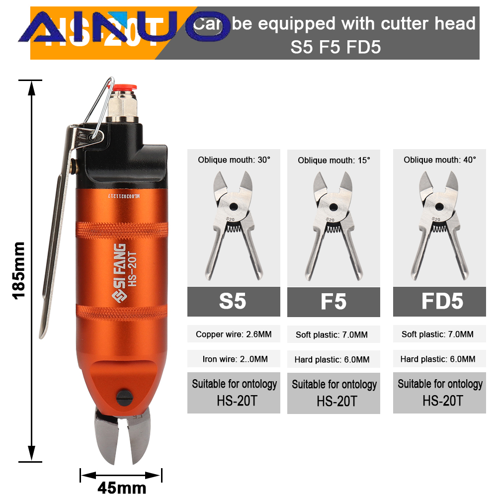 Power Tools Pneumatic - HS-20 Air Power Scissors Metal Scissors