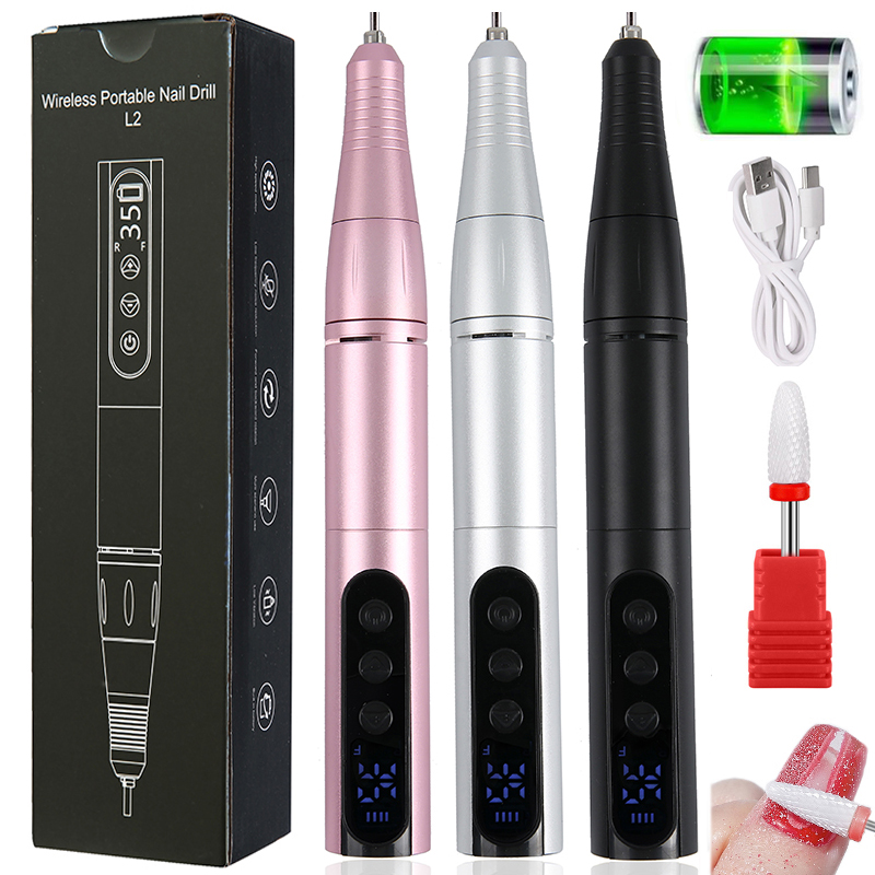 Power Tools Excel - Wireless 35000RPM Nail Drill Pen USB