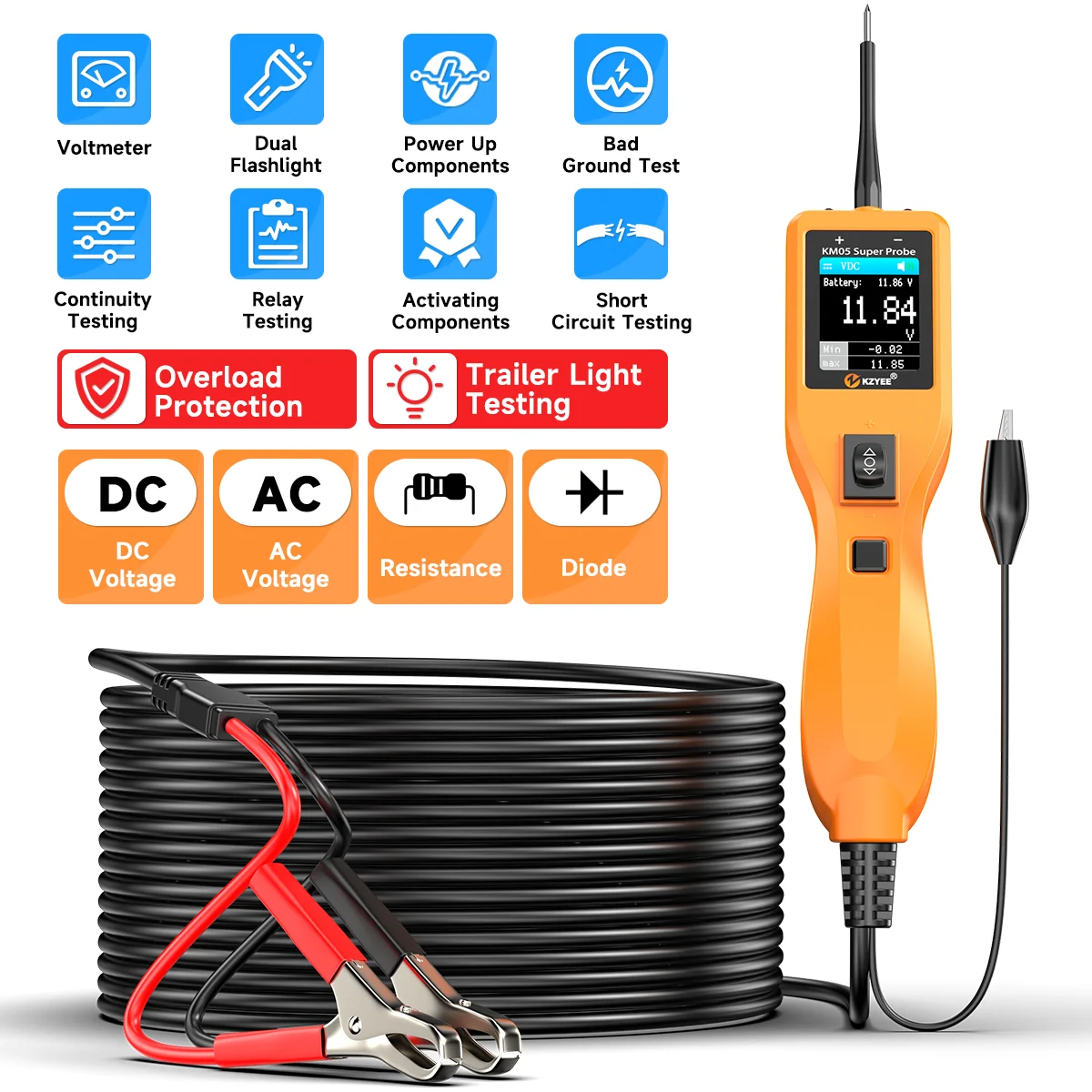 Car Circuit Probe Kit Circuit  - огляд і ціна Power Tools Inspection