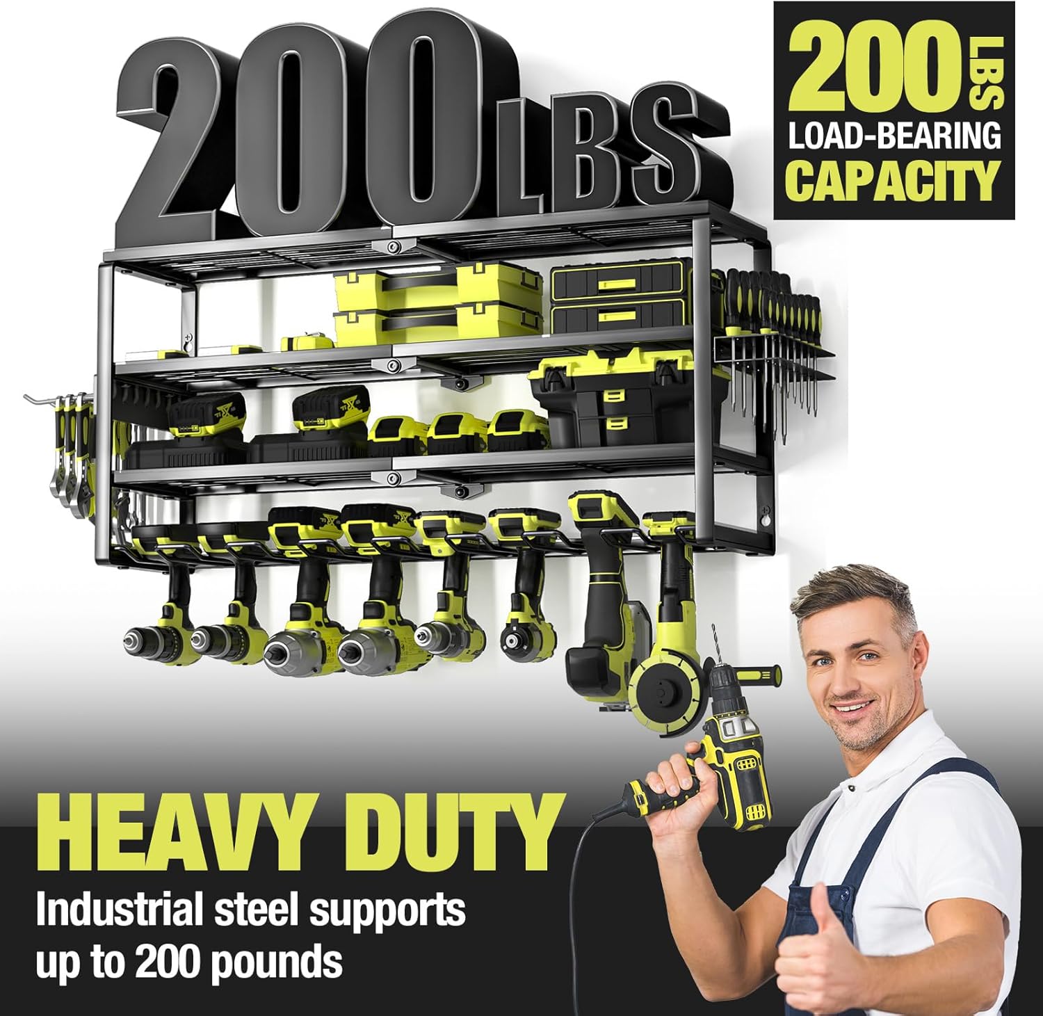 4 Layer Wall Mount Power Tool  - огляд і ціна Power Tools Toolstation