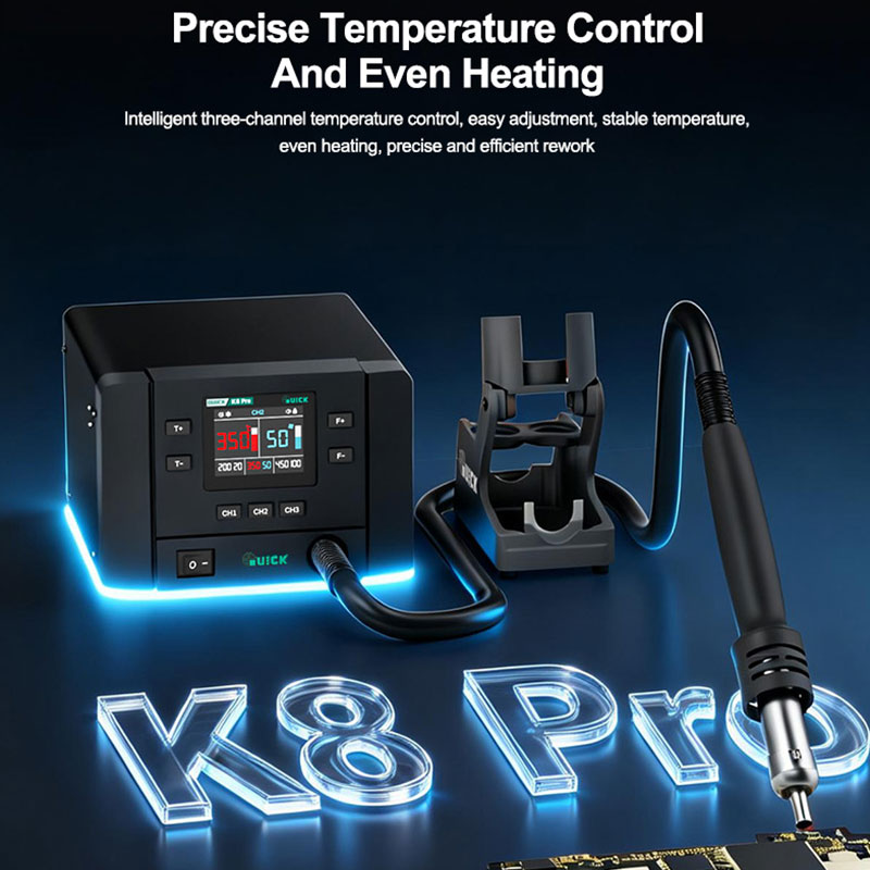 QUICK K8 Pro Intelligent Hot A - огляд і ціна Power Tools Toolstation