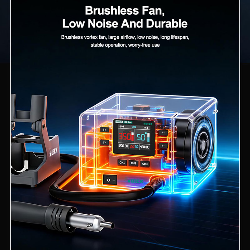 QUICK K8 Pro Intelligent Hot A - огляд і ціна Power Tools Toolstation