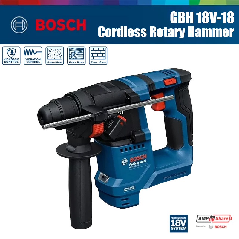 Bosch GBH 18V-18 Cordless Rota - огляд і ціна Power Tools Impact
