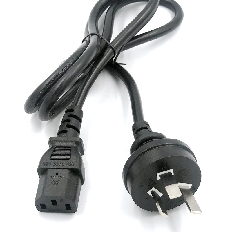 2pcs 1m Black 3 Prong AS3112 P - огляд і ціна Power Tools Australia