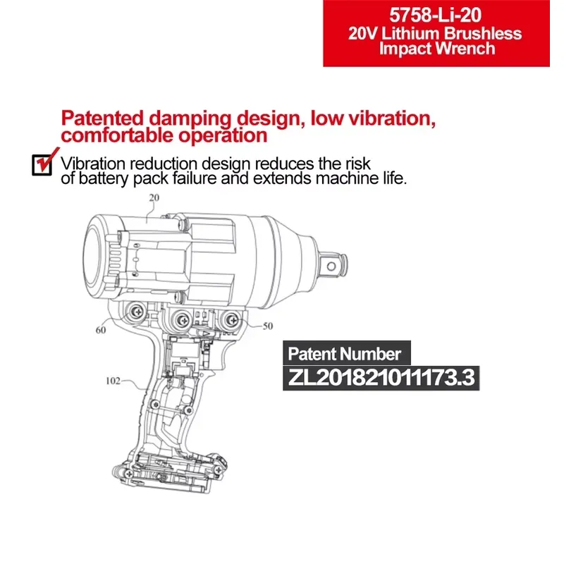 Devon 20V large torque three t - огляд і ціна Power Tools Impact