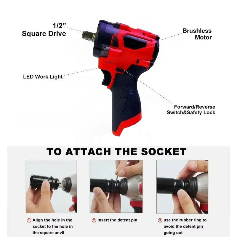 12V Brushless Electric Impact  - огляд і ціна Power Tools Milwaukee