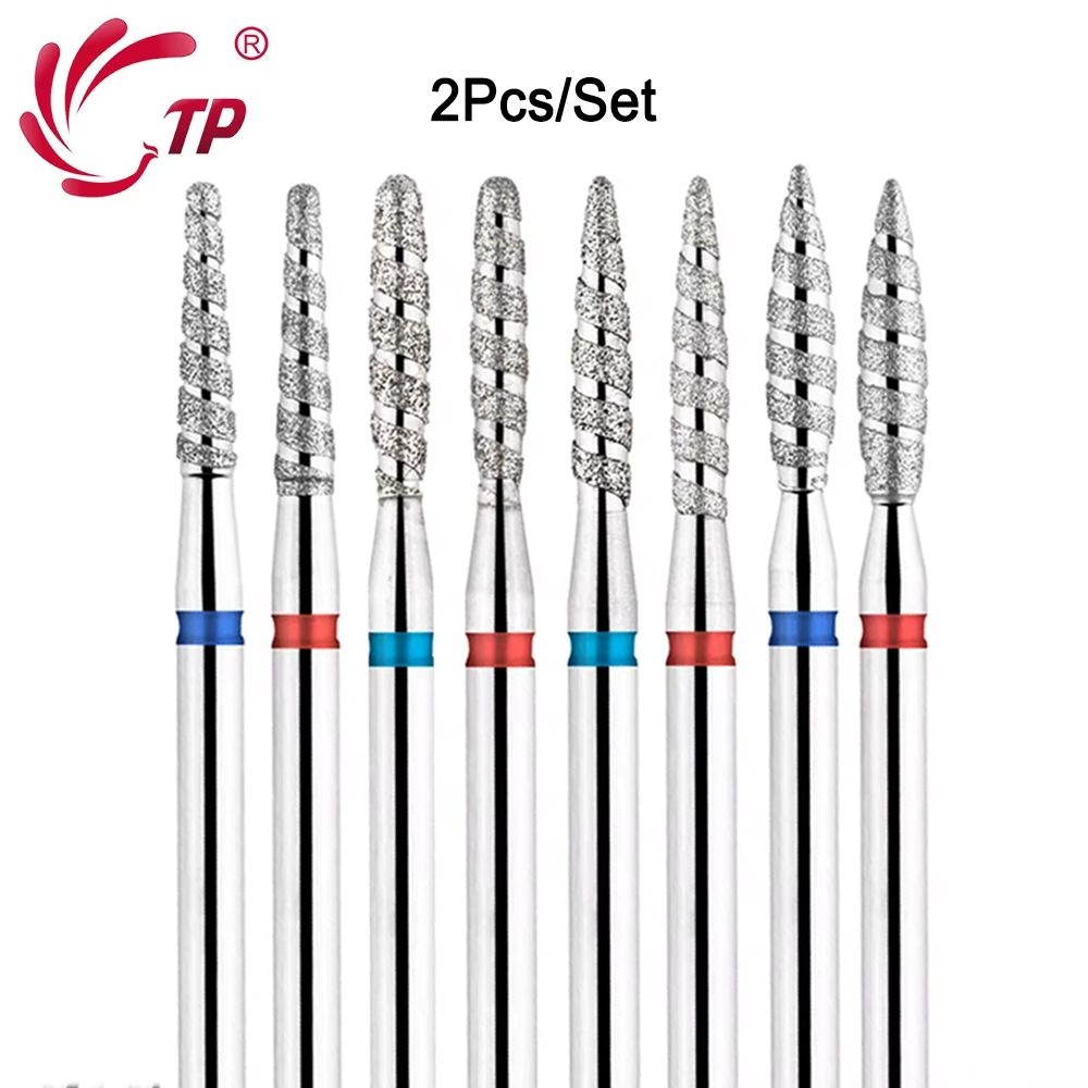 TP 2pcs Flame Diamond Nail Dri - огляд і ціна Power Tools Sander