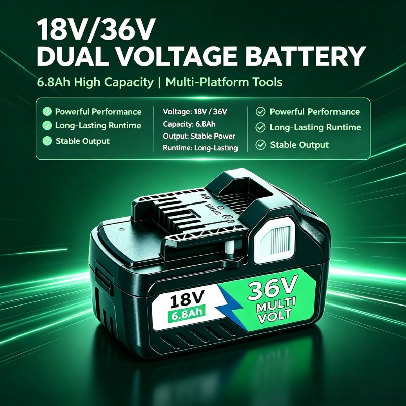 6.8Ah 18V/36V MultiVolt Li-ion - огляд і ціна Power Tools Hikoki