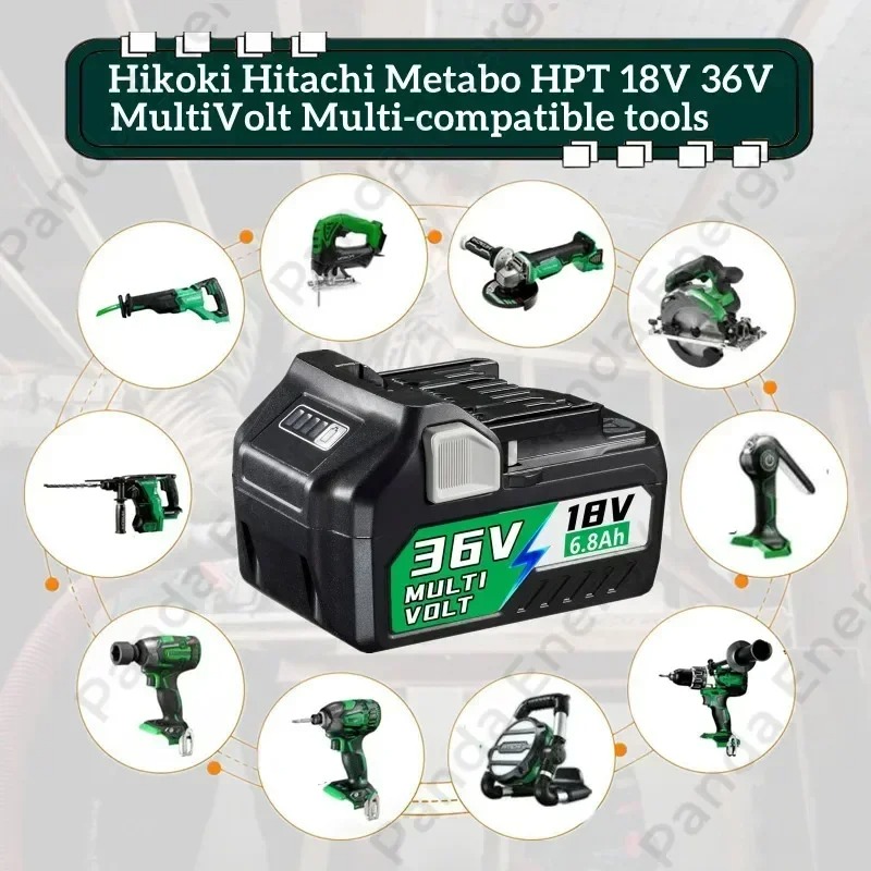 6.8Ah 18V/36V MultiVolt Li-ion - огляд і ціна Power Tools Hikoki