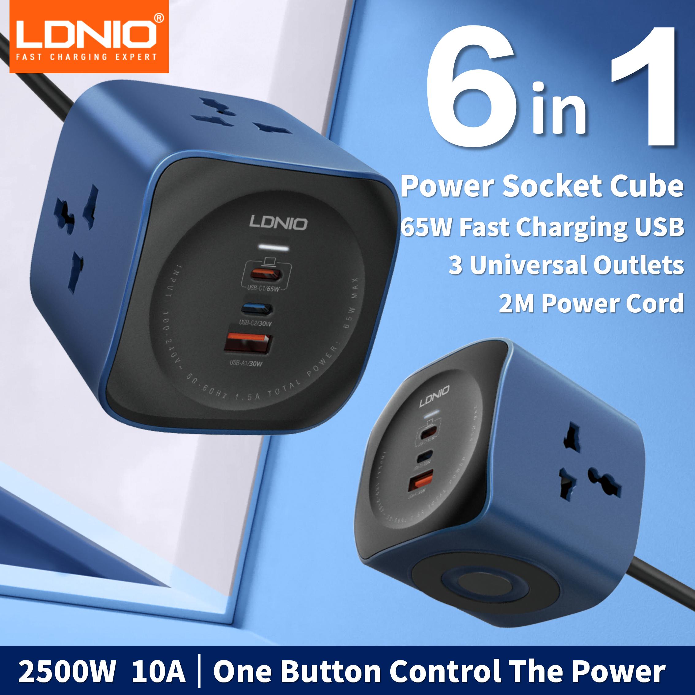 Cube Power Strip LDNIO 65W Cha - огляд і ціна Power Tools Uk