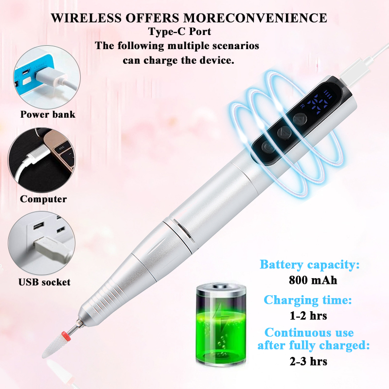 Wireless 35000RPM Nail Drill P - огляд і ціна Power Tools Excel